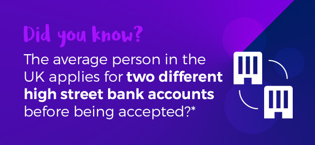 The Average Person Applies for Two High Street Bank Accounts Before Being Accepted
