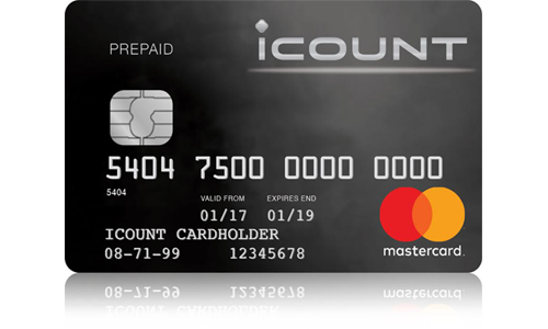 Prepaid Mastercard® from icount